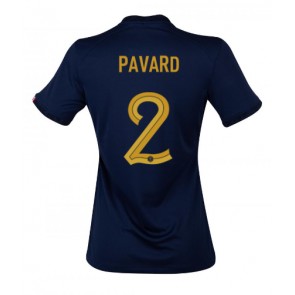 Maillot de foot France Benjamin Pavard #2 Domicile Femmes Monde 2022 Manches Courte